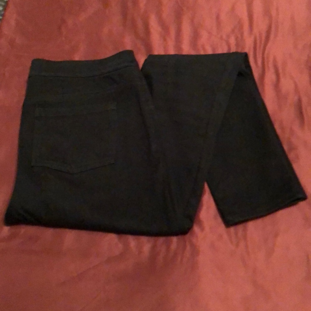SPANX Jean-ish ankle leggings in black